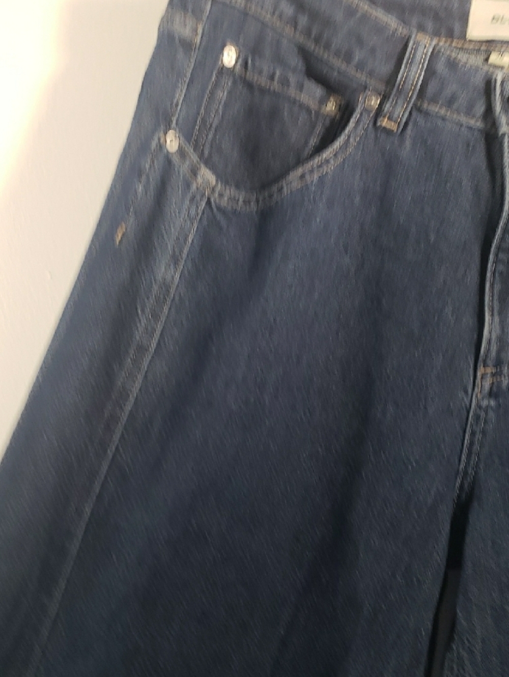DL1961 Alex Baggy Wide Leg Low Rise 32” JeansSize 27 - Picture 6 of 10